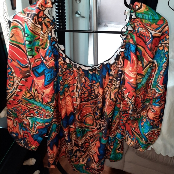 Multicolor blouse - Picture 2 of 3